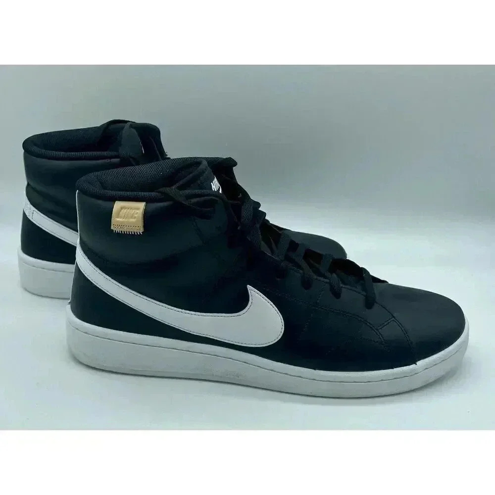 Nike Men's Court Royale 2 Mid Black/White CQ9179-001 Size 13